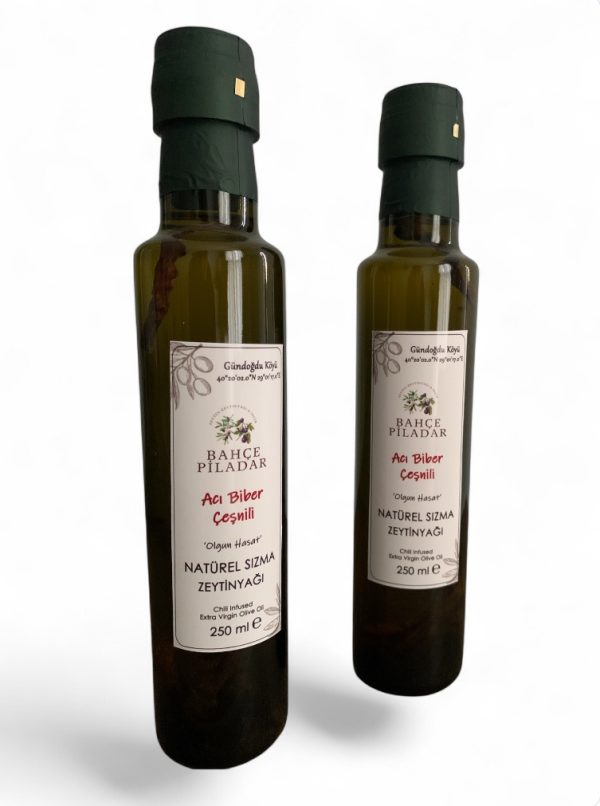Acı Biber Çeşnili Zeytinyağı 250 ml - Görsel 3