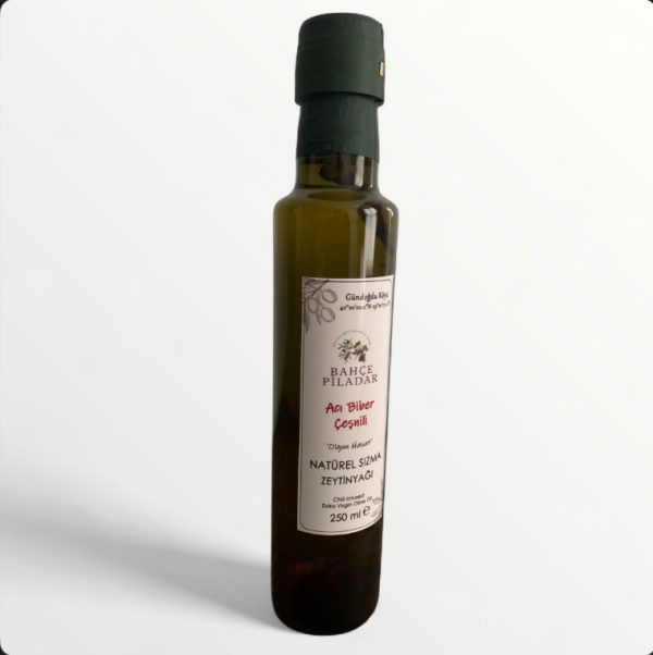 Acı Biber Çeşnili Zeytinyağı 250 ml - Görsel 2