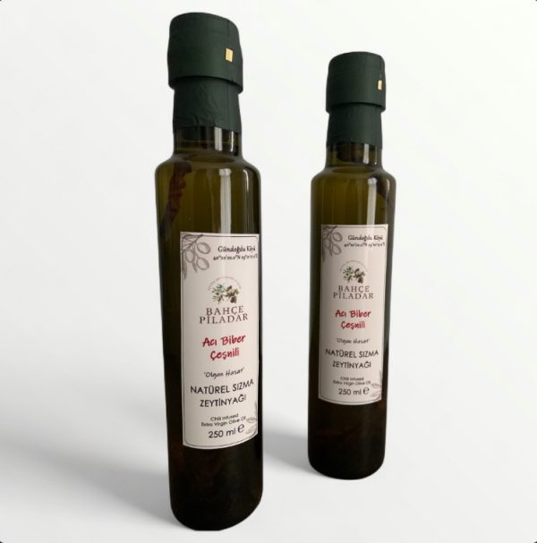 Acı Biber Çeşnili Zeytinyağı 250 ml - Görsel 3