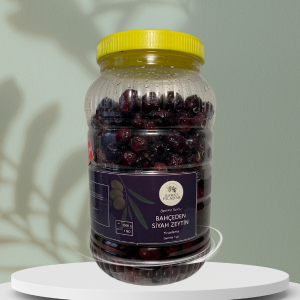 Gurme Serisi - Yuvarlama Siyah Zeytin 1 No (200-220 Dane) 1900 Gr