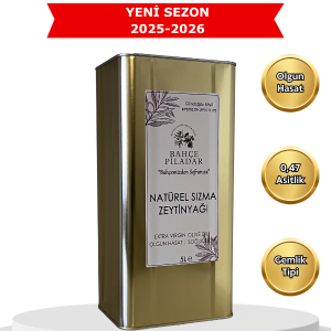 2025-2026 Sezonu Olgun Hasat Natürel Sızma Zeytinyağı 5 LT Teneke
