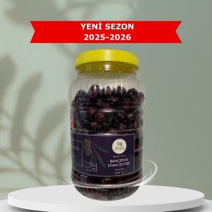 Gurme Serisi - Yuvarlama Siyah Zeytin 1 No (200-220 Dane) 1900 Gr