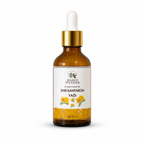 Kantaron Damlalıklı BEYAZ Kantaron Yağı 50 ML- Cam Damlalık